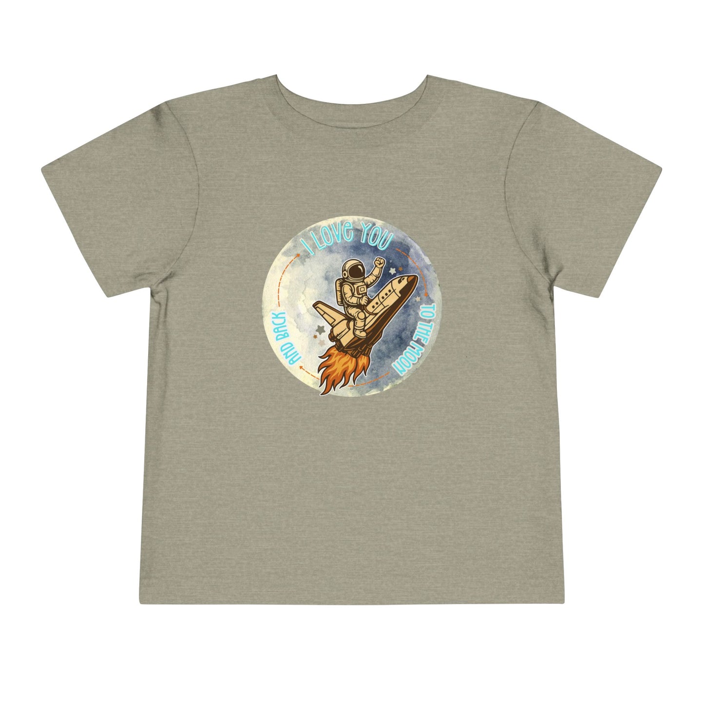 To The Moon - Unisex Toddler/Kid - Front  Print on Light & Dark Tees 👕