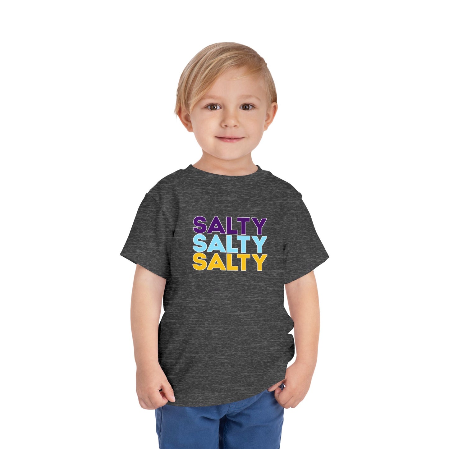 Salty Lil' Stinker - Unisex Toddler/Kid  - Front & Back Print on Light & Dark Tees👕