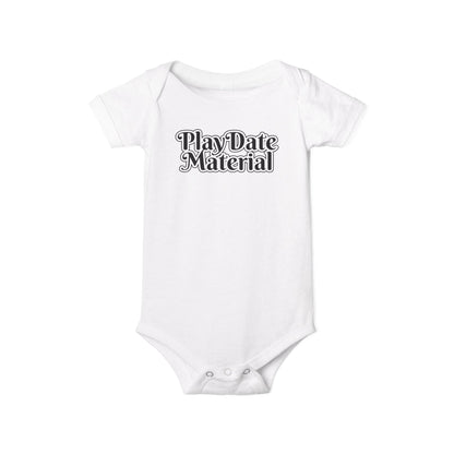 Play Date Material - Unisex Baby - on Light & Dark Onsies👕
