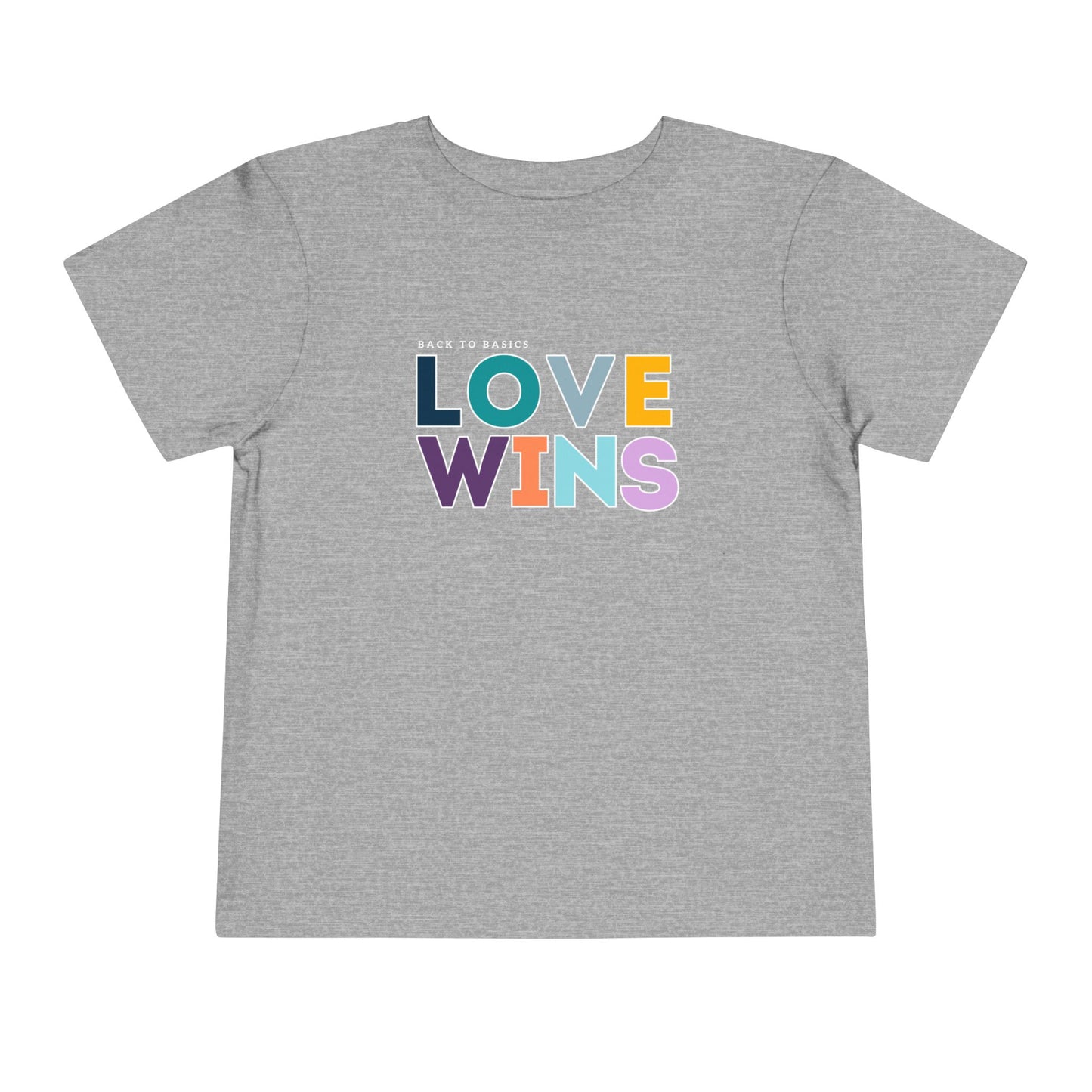 Love Wins - Unisex Toddler/Kid - Front Print on Light & Dark Tees👕