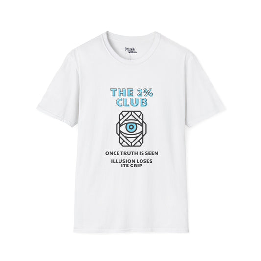 The 2% Club - Unisex - On Dark and Light Colored Tee👕
