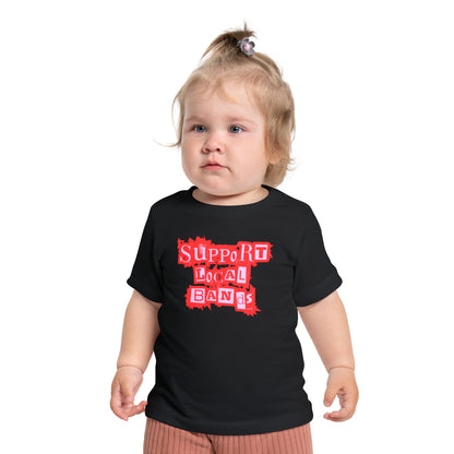 Rustic Support Local Bands - Unisex Baby/Toddler - on Light & Dark Tees👕