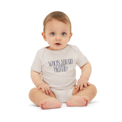 Little Old Me - Unisex Baby - Front & Back Print on Light & Dark Onsies👕