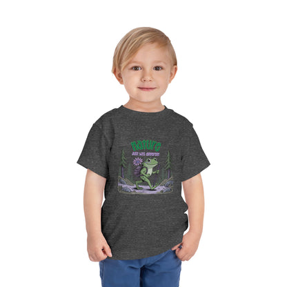 Nature Hits Different - Unisex Toddler/Kid - Front  Print on Light & Dark Tees 👕