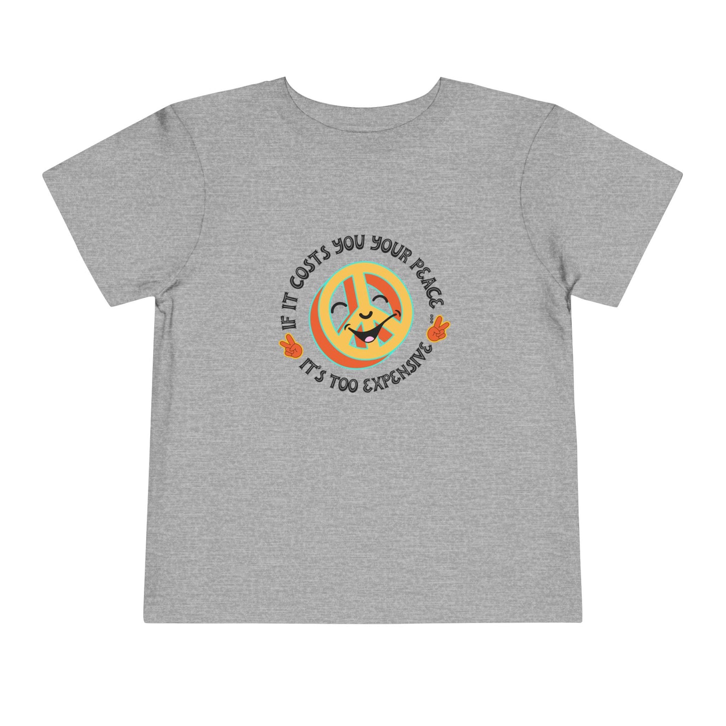 Too Expensive - Unisex Toddler/Kid - Front  Print on Light & Dark Tees 👕