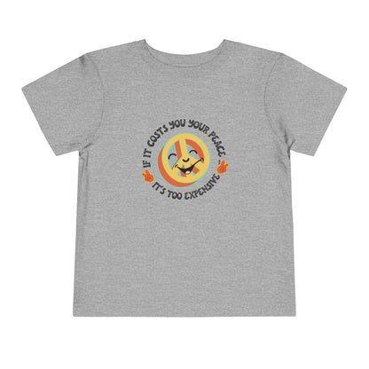 Too Expensive - Unisex Toddler/Kid - Front  Print on Light & Dark Tees 👕