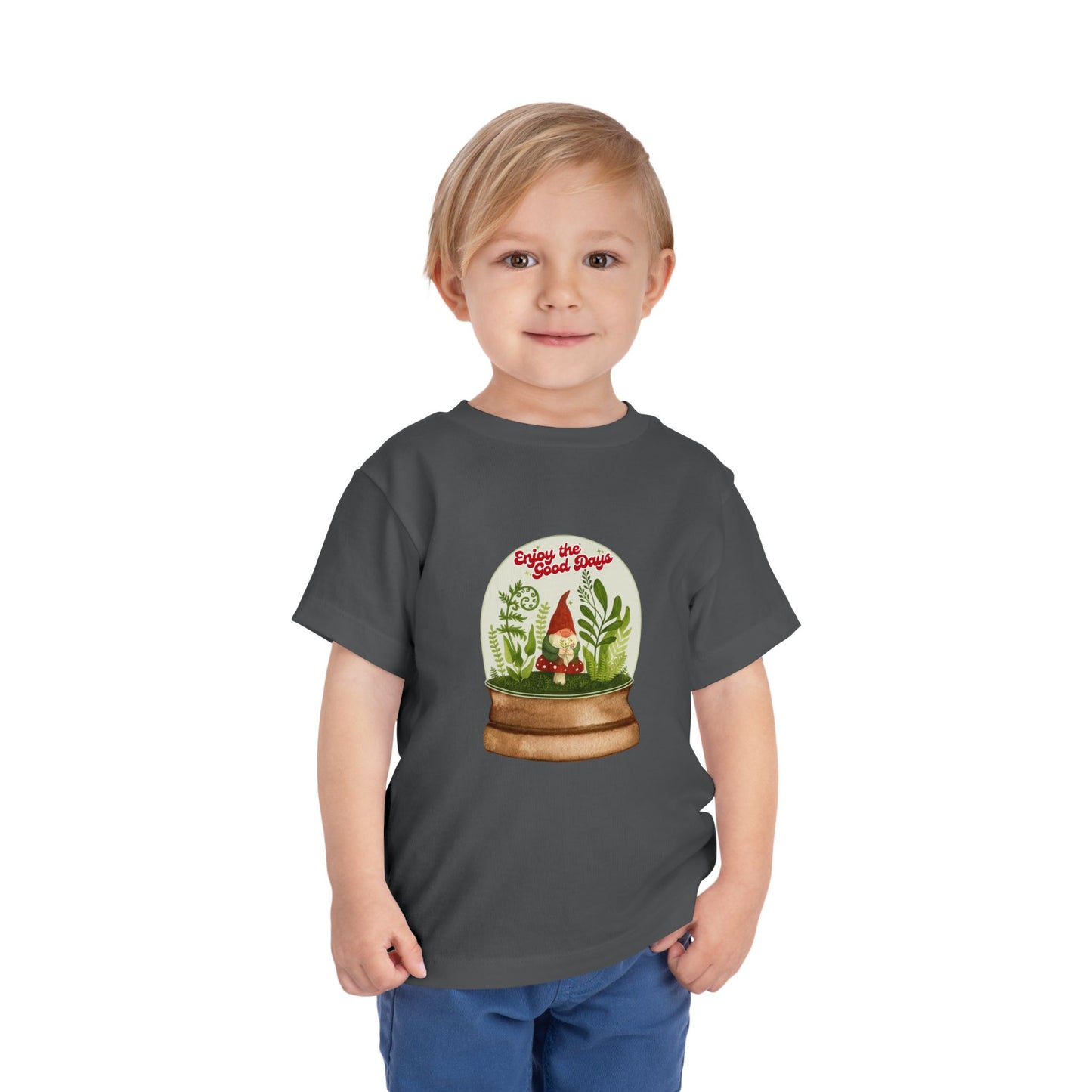 Happy Place - Toddler Unisex - Front Print on Light & Dark Tees👕