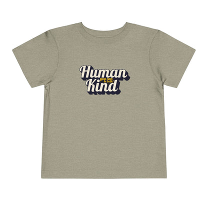 Human Kind - Unisex Toddler/Kid - Front Print on Light & Dark Tees👕
