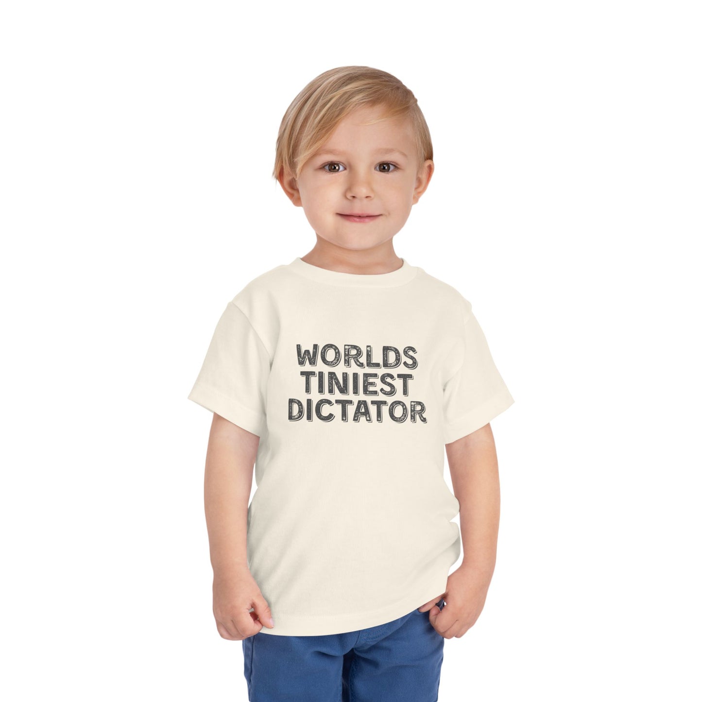 Tiniest Dictator - Unisex Toddler/Kid - Front & Back Print on Light & Dark Tees👕