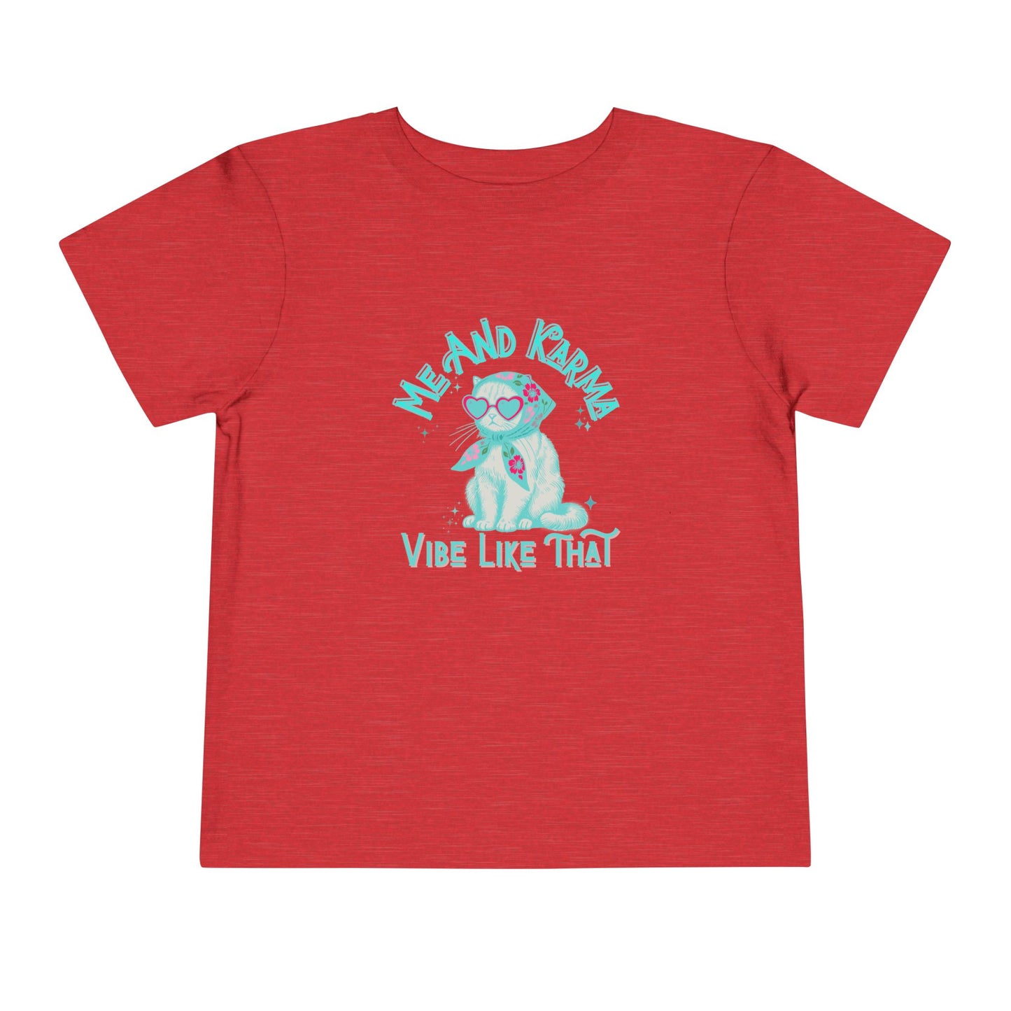 Karma Vibe - Toddler Unisex - Front Print on Light & Dark Tees👕