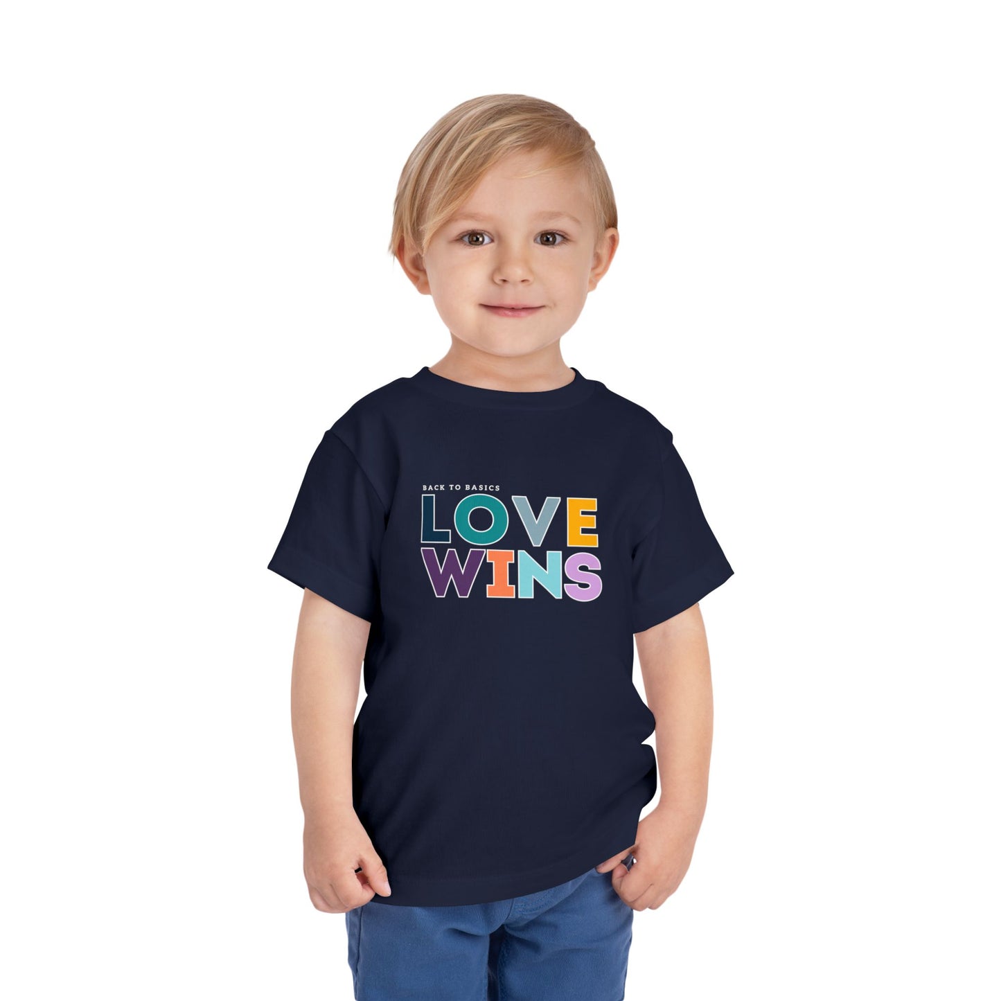 Love Wins - Unisex Toddler/Kid - Front Print on Light & Dark Tees👕