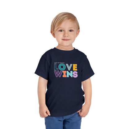 Love Wins - Unisex Toddler/Kid - Front Print on Light & Dark Tees👕