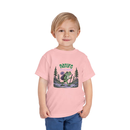 Nature Hits Different - Unisex Toddler/Kid - Front  Print on Light & Dark Tees 👕