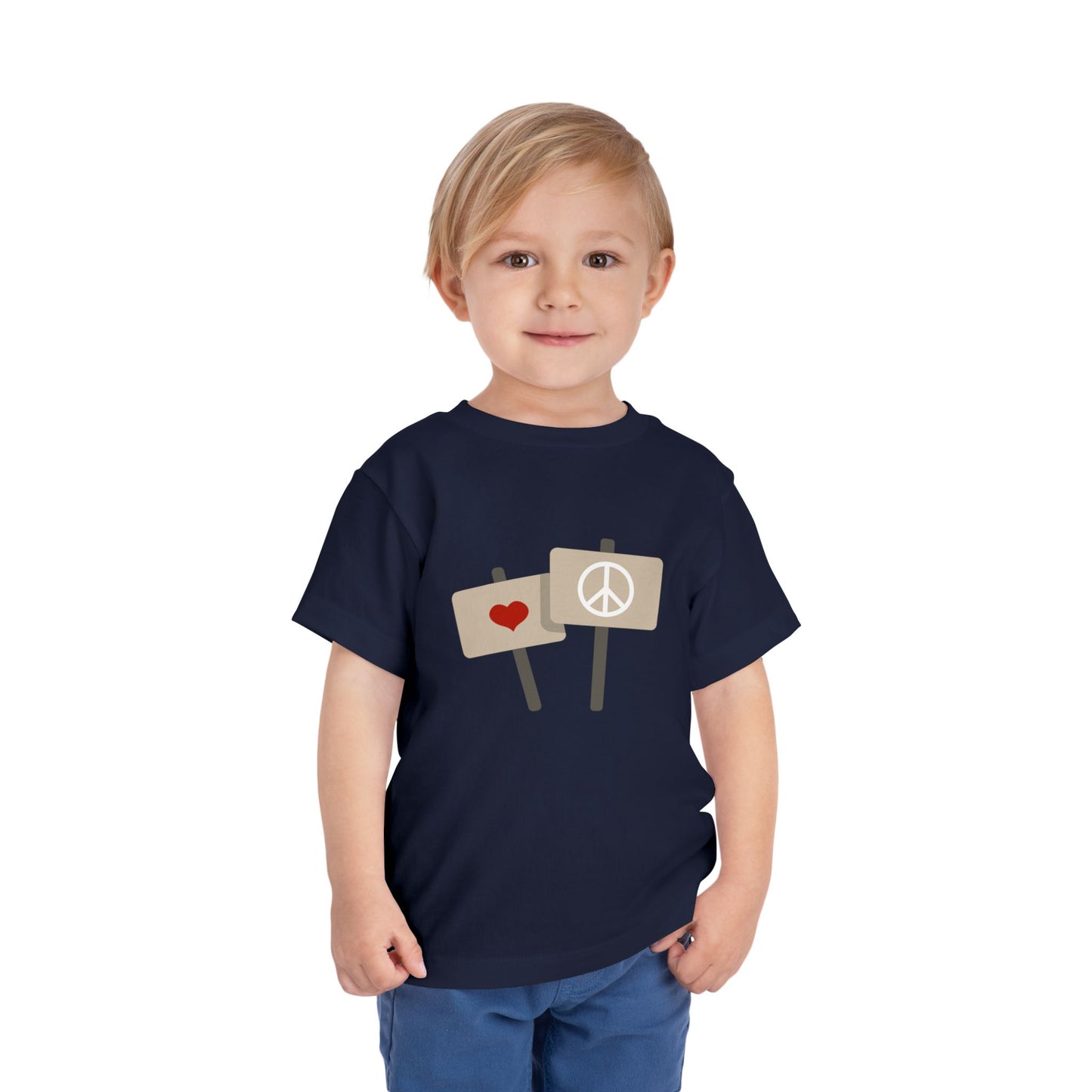 Little Hearts - Unisex Toddler/Kids - Front & Back Print on Light & Dark Tees👕