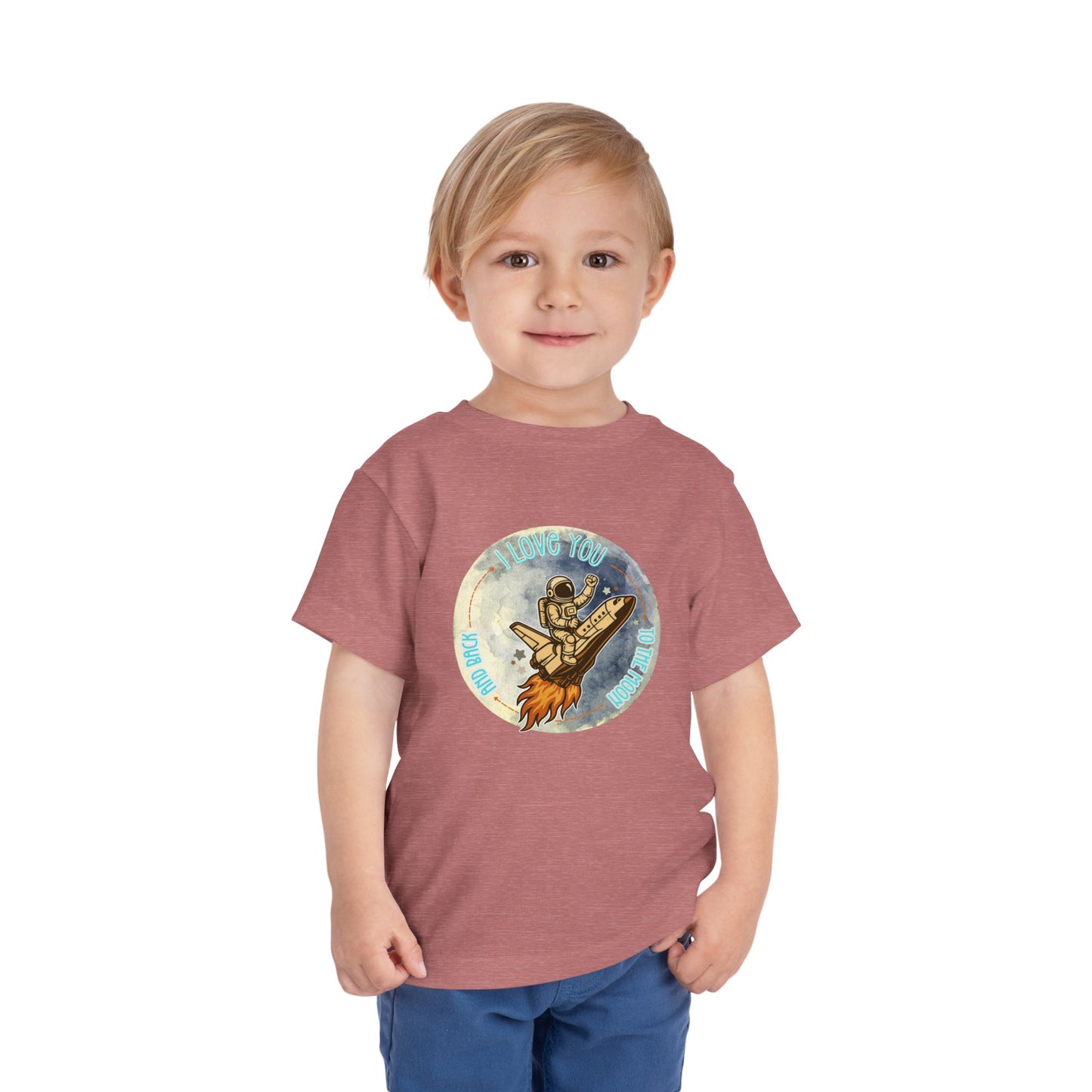 To The Moon - Unisex Toddler/Kid - Front  Print on Light & Dark Tees 👕
