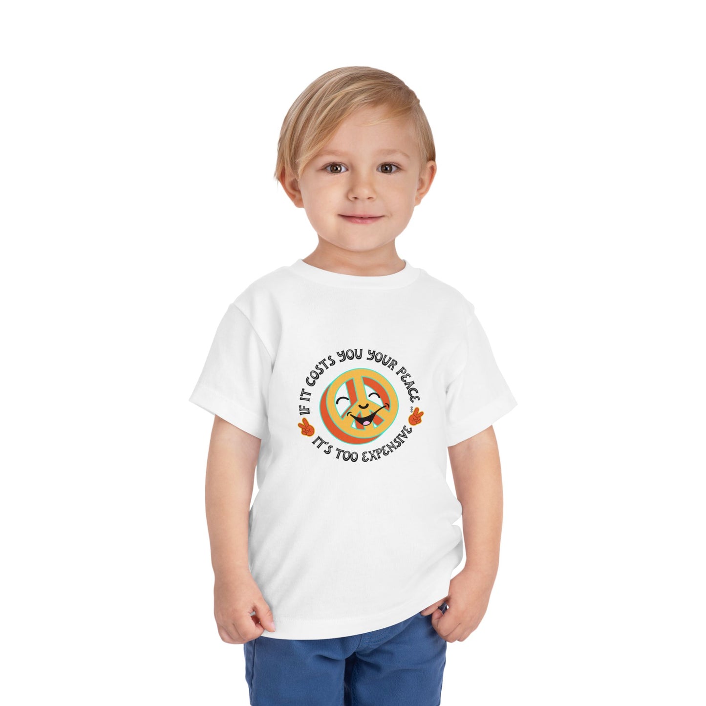 Too Expensive - Unisex Toddler/Kid - Front  Print on Light & Dark Tees 👕