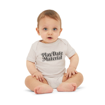 Play Date Material - Unisex Baby - on Light & Dark Onsies👕