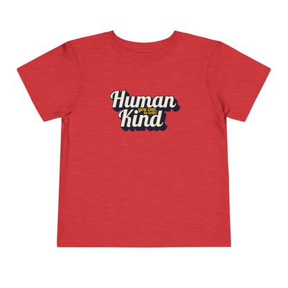 Human Kind - Unisex Toddler/Kid - Front Print on Light & Dark Tees👕