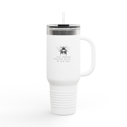 Queen Keeping Everyone Alive - Insulated Travel Mug