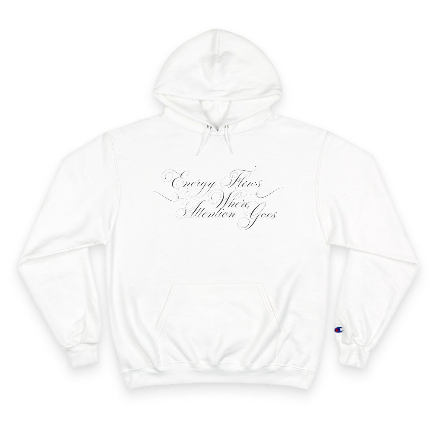 Energy Flows Where Attention Goes - Unisex - Hooded Sweatshirt🦘