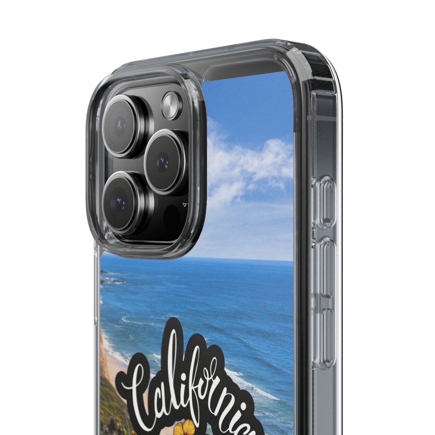 Rebuild California  - Phone Case - Clear Cases with Sunset Design📱