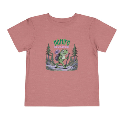 Nature Hits Different - Unisex Toddler/Kid - Front  Print on Light & Dark Tees 👕
