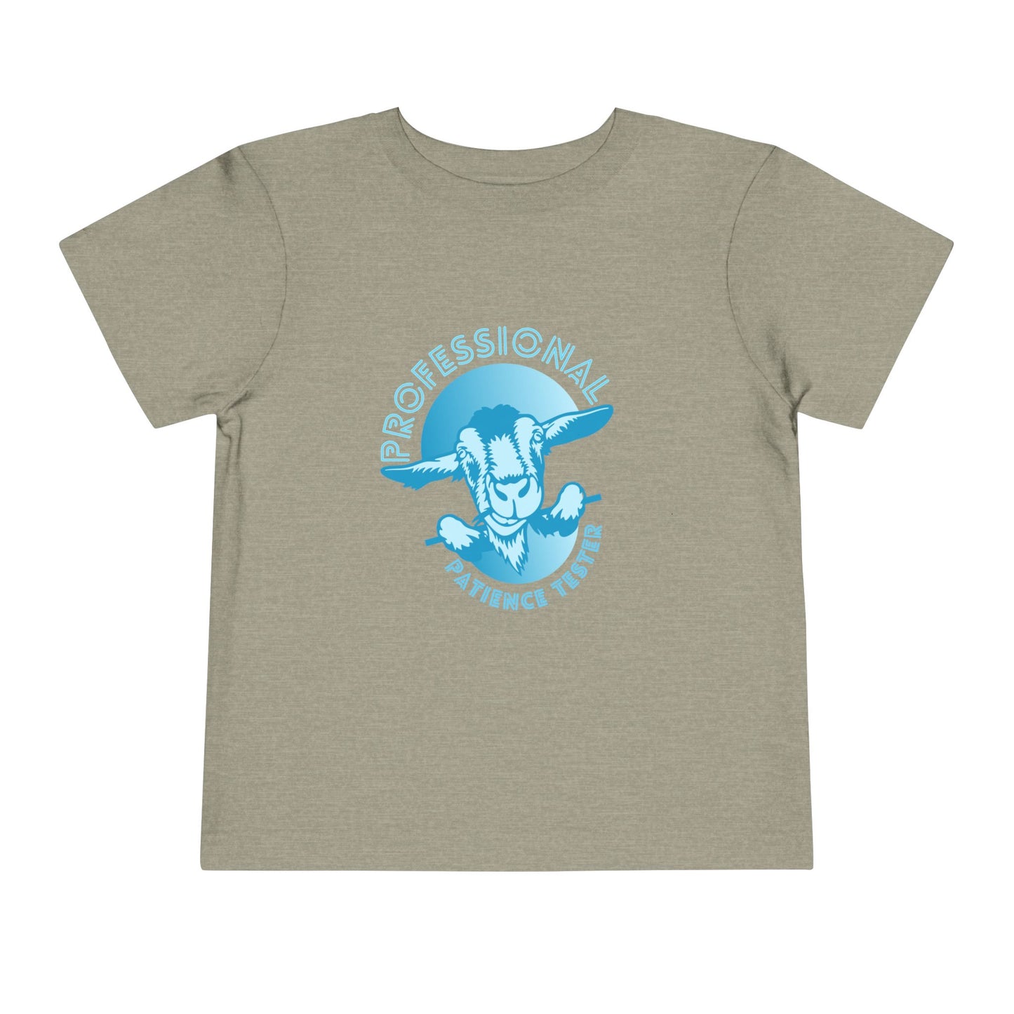 Patience Tester - Toddler Unisex - Front Print on Light & Dark Tees👕