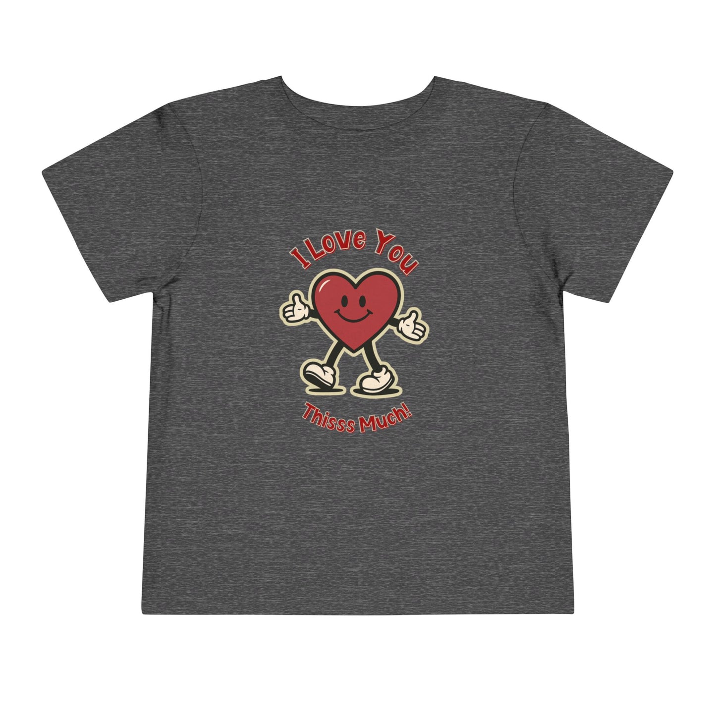 I Love You - Unisex Toddler/Kids - Front Print on Light & Dark Tees👕
