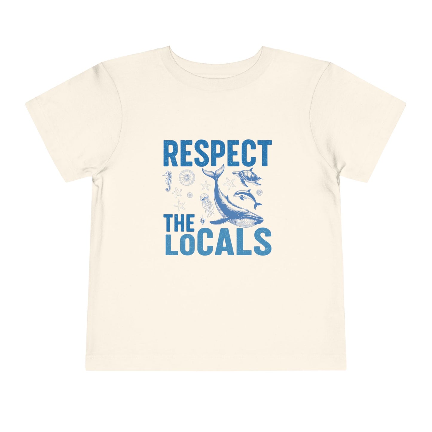 Respect Locals - Front Print on Light & Dark Tees 👕