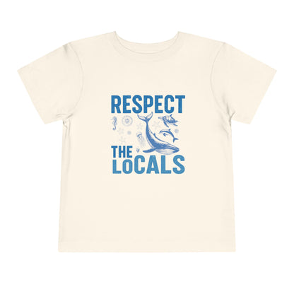 Respect Locals - Front Print on Light & Dark Tees 👕