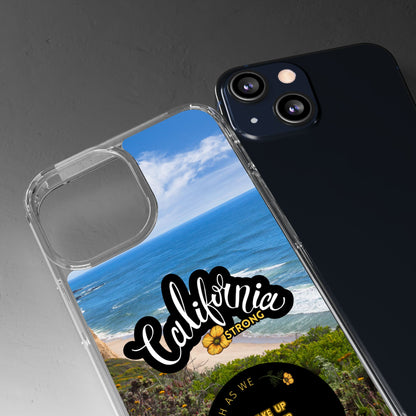 Rebuild California  - Phone Case - Clear Cases with Sunset Design📱
