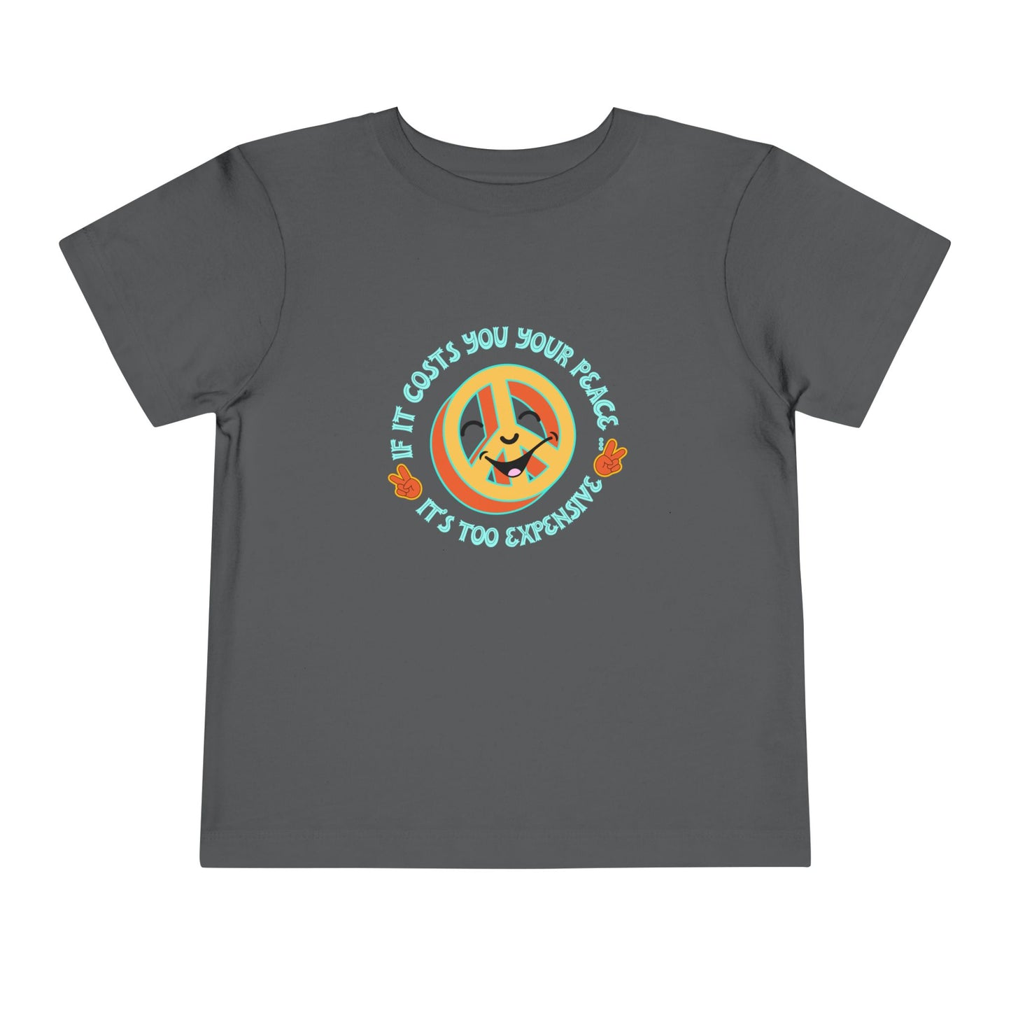 Too Expensive - Unisex Toddler/Kid - Front  Print on Light & Dark Tees 👕