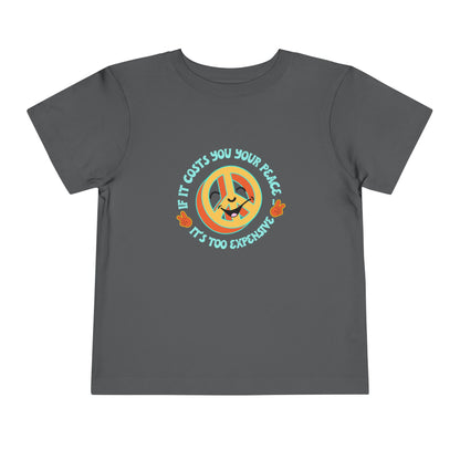 Too Expensive - Unisex Toddler/Kid - Front  Print on Light & Dark Tees 👕