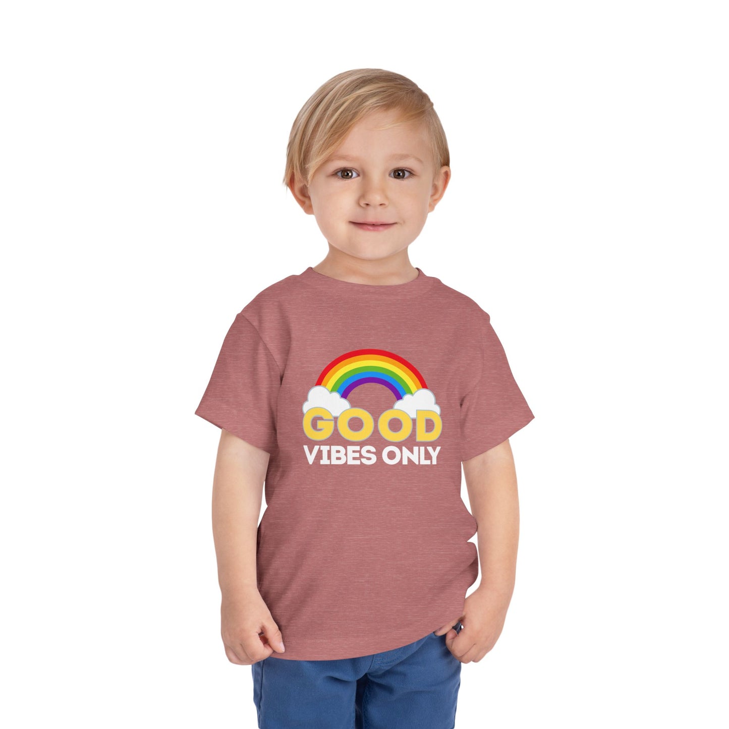 Good Vibes - Unisex Toddler/Kid - Front Print on Light & Dark Tees👕