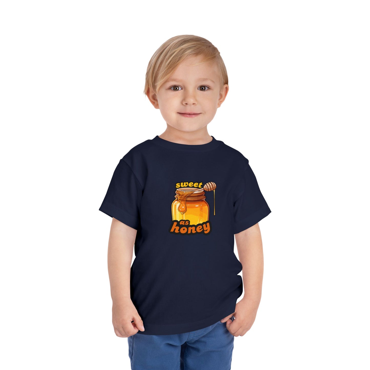 Sweet As Honey - Unisex Toddler/Kid - Front Print on Light & Dark Tees👕