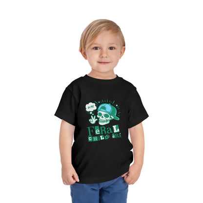 Feral Child - Unisex Toddler/Kid - Front  Print on Light & Dark Tees 👕