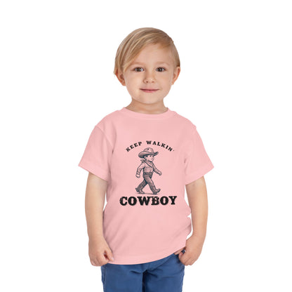 Keep Walkin Cowboy - Unisex Toddler/Kid - Front Print on Light & Dark Tees👕
