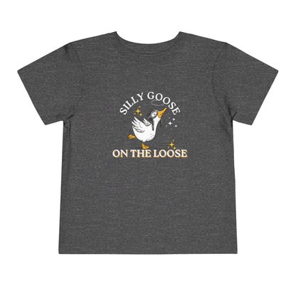 Silly Goose - Unisex Toddler/Kid - Front Print on Light & Dark Tees 👕