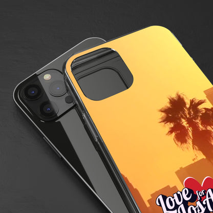 Love 4 Los Angeles  - Phone Case - Clear Cases with Sunset Design📱