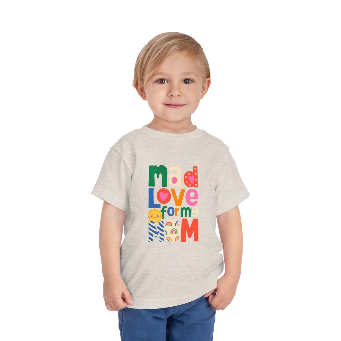 Mad Mom Love - Unisex Toddler/Kid - Front  Print on Light & Dark Tees 👕