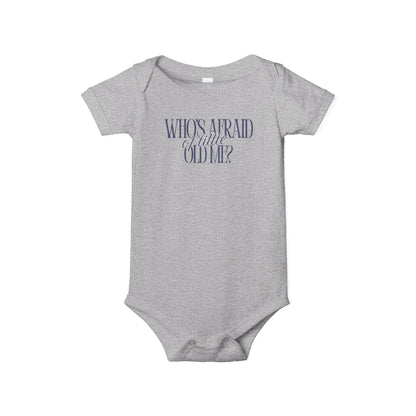 Little Old Me - Unisex Baby - Front & Back Print on Light & Dark Onsies👕
