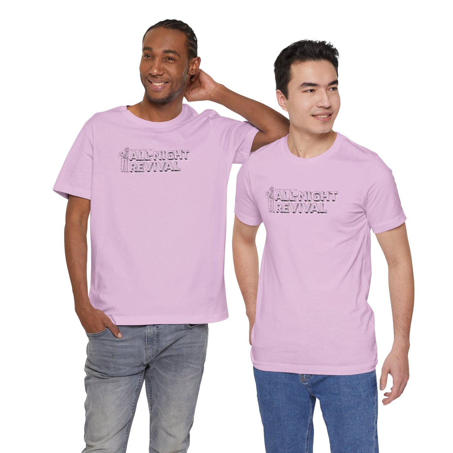All Night Revival - Unisex Fit - Dark & Light Tees 👕
