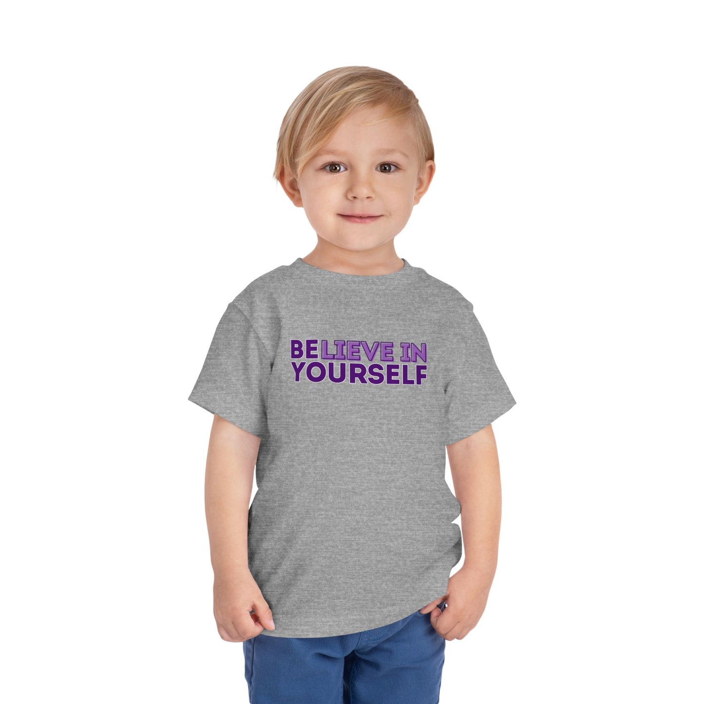 Believe In Yourself - Unisex Toddler/Kid - Front Print on Light & Dark Tees👕