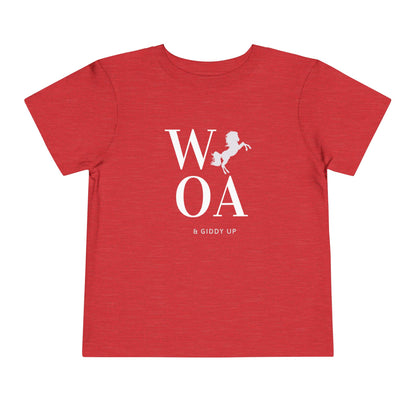 WHOA - Unisex Toddler/Kid - Front Print on Light & Dark Tees👕