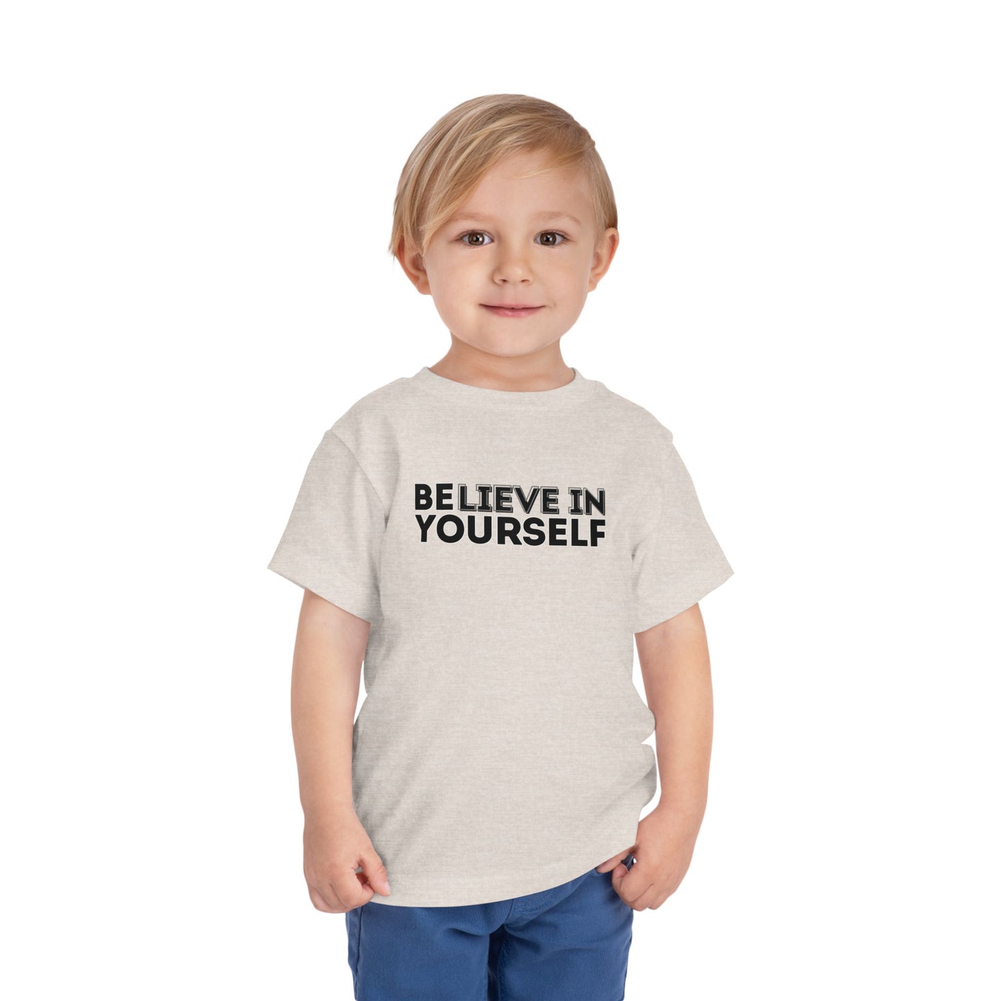 Believe In Yourself - Unisex Toddler/Kid - Front Print on Light & Dark Tees👕