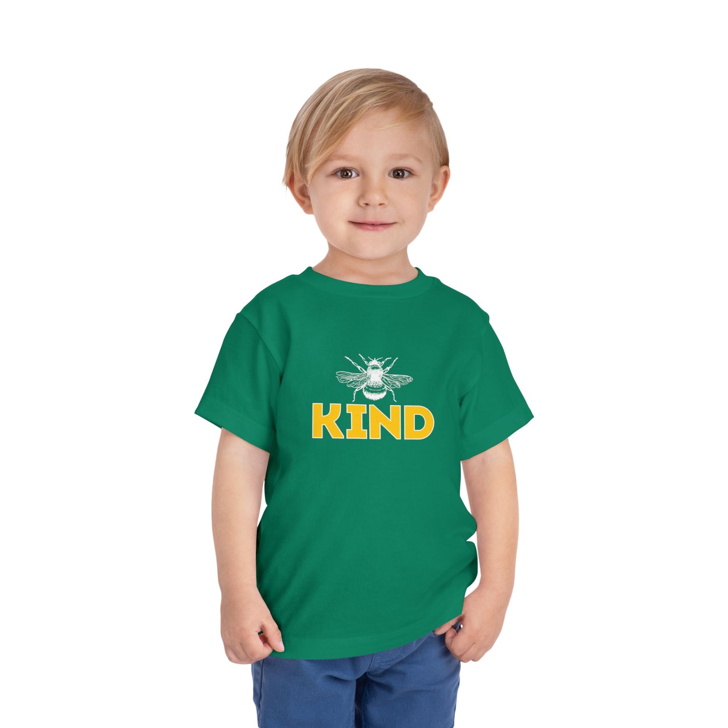 Bee Kind - Unisex Toddler/Kid - Front Print on Light & Dark Tees👕