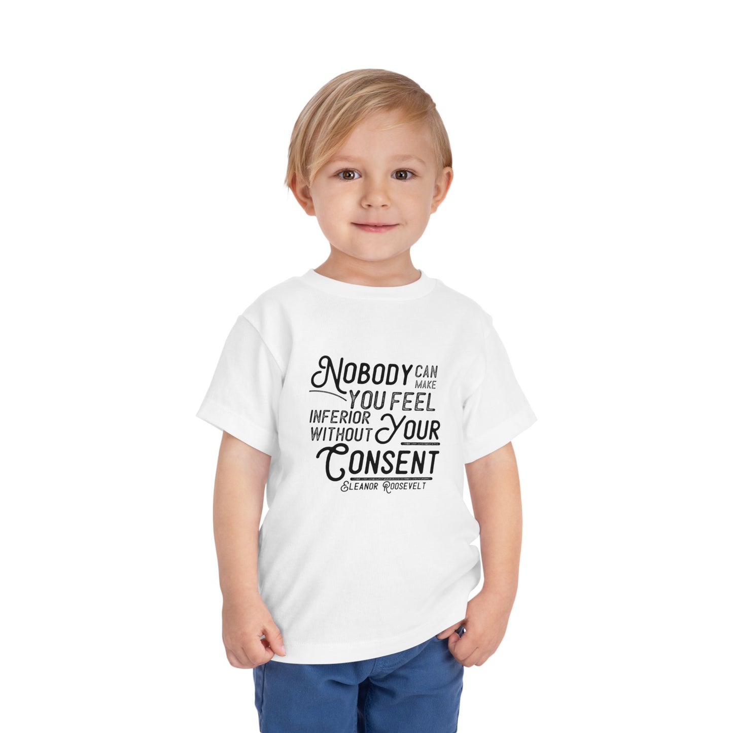 Inferior Without Consent - Toddler Unisex - Front Print on Light & Dark Tees👕