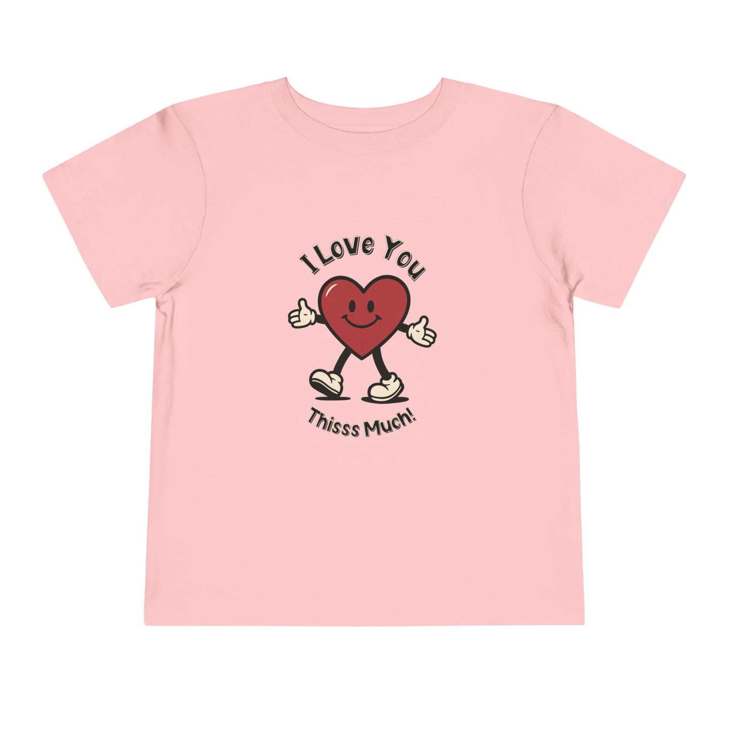 I Love You - Unisex Toddler/Kids - Front Print on Light & Dark Tees👕