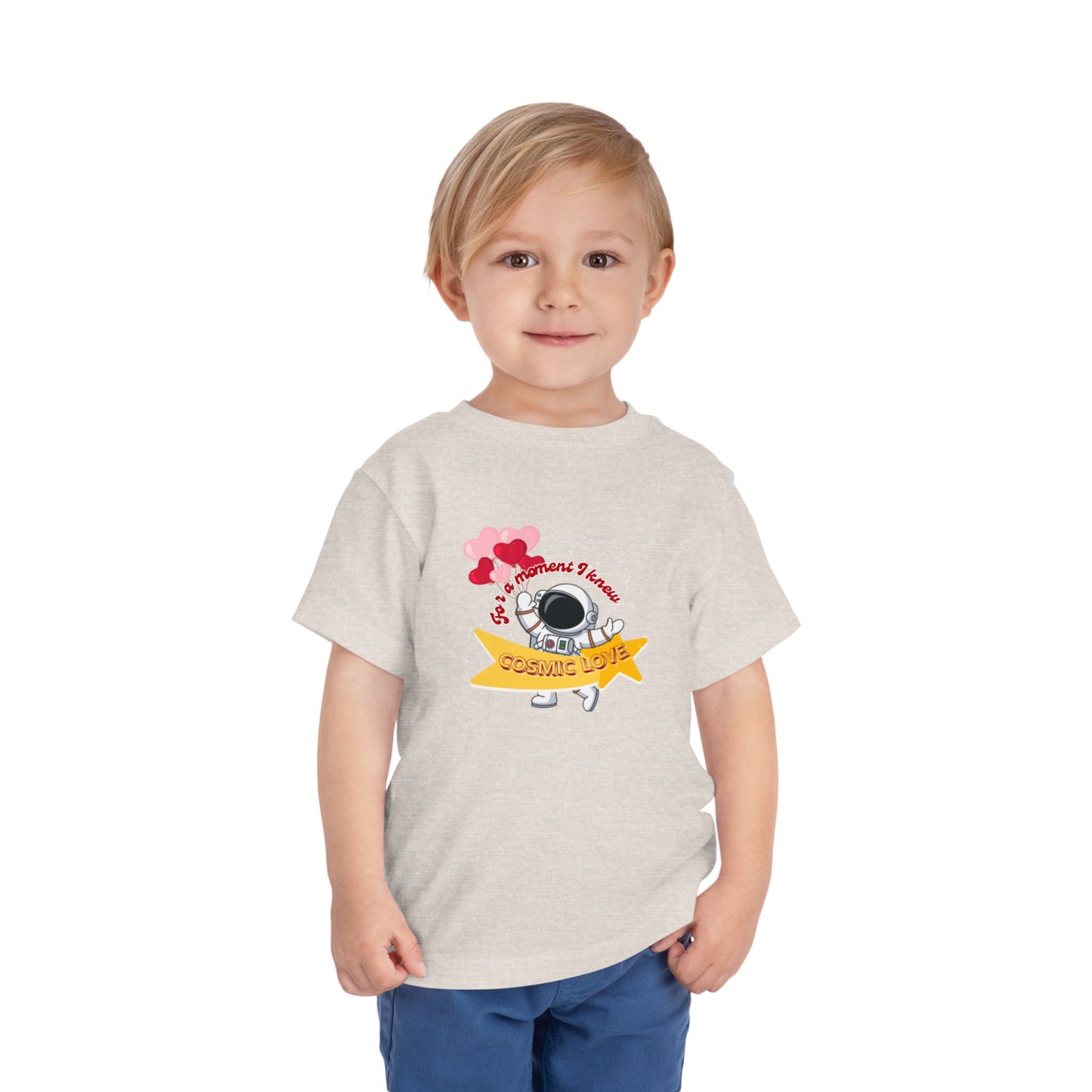 Cosmic Love - Unisex Toddler/Kid - Front Print on Light & Dark Tees👕