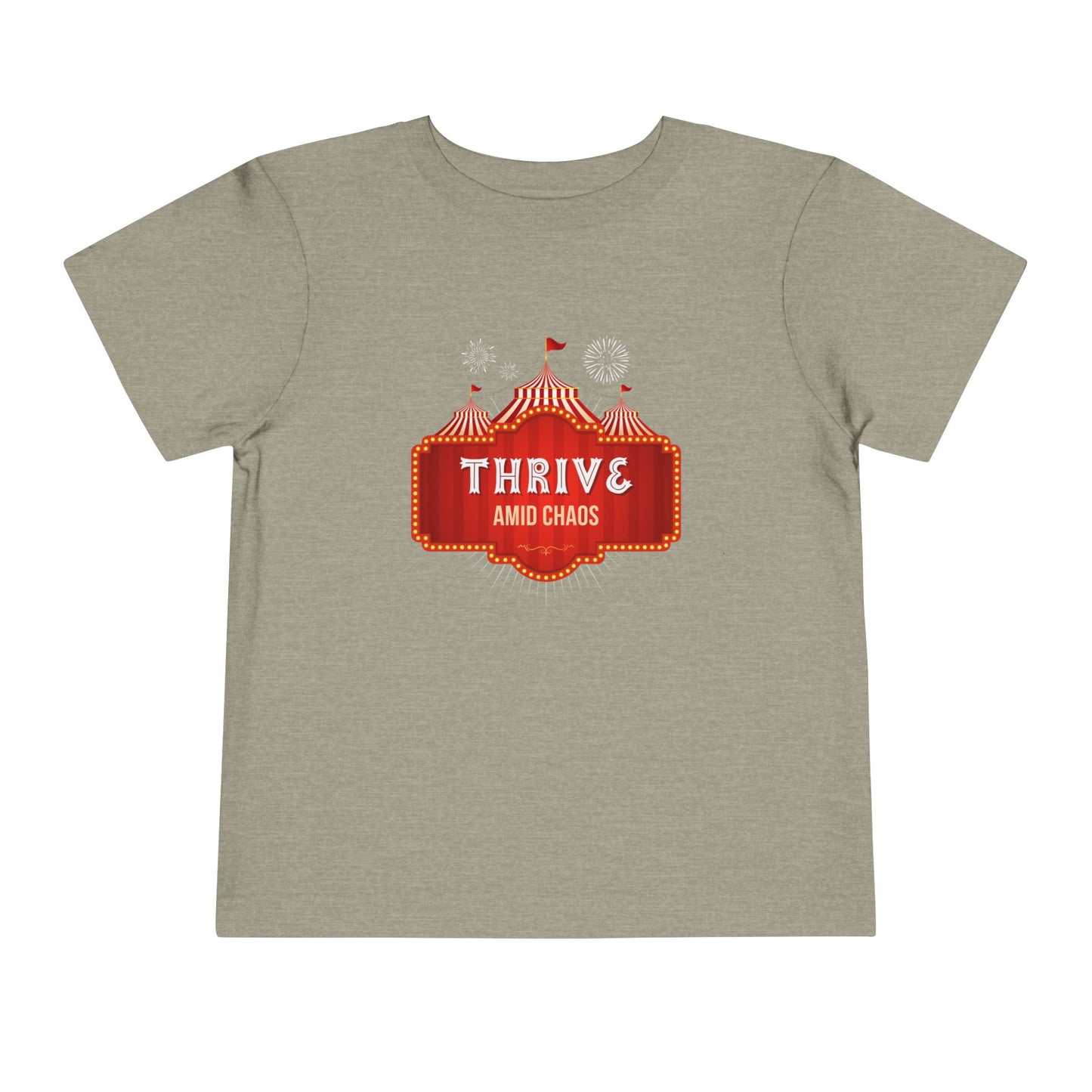Thrive Amid Chaos - Unisex Toddler/Kid - Front  Print on Light & Dark Tees 👕